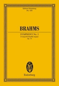 Brahms: Symphony No. 2 D major Opus 73 (Study Score) published by Eulenburg